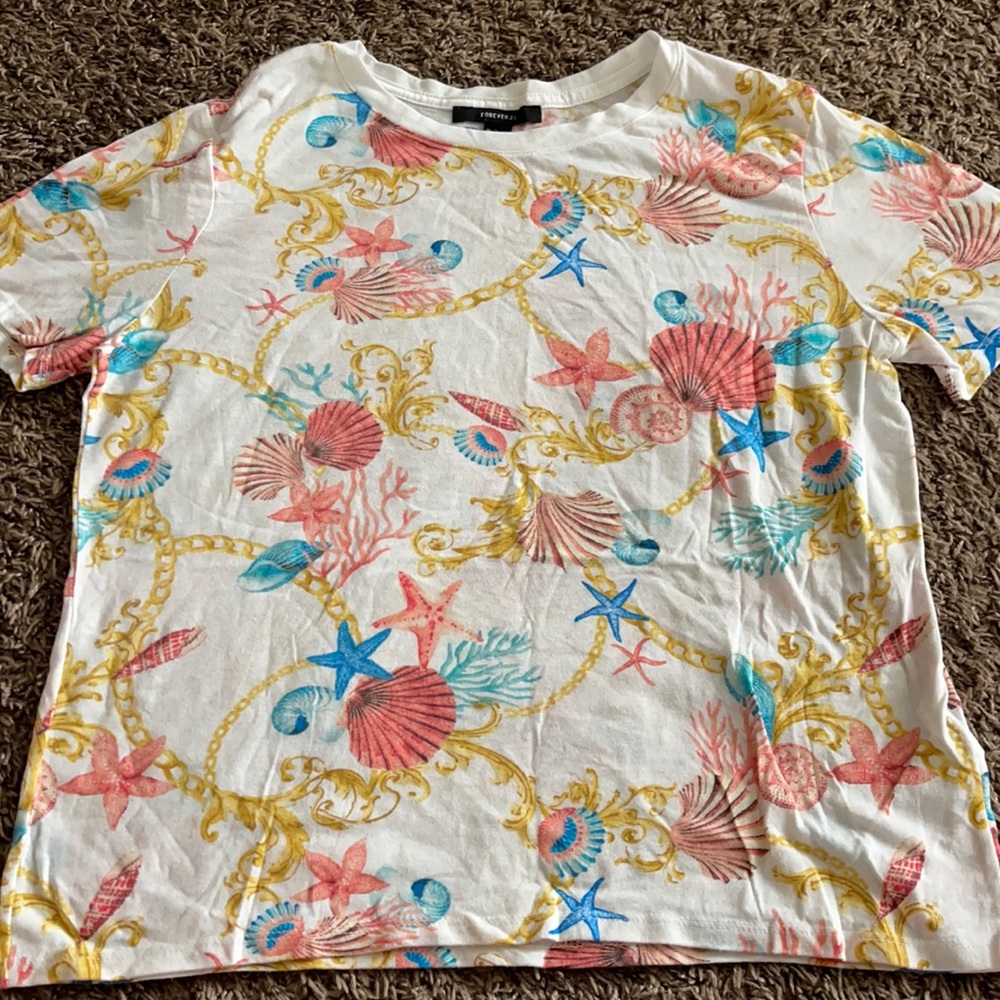 Mermaid Print tee